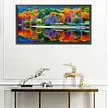 (Big Size) 11CT Landscape - Stamped Cross Stitch 40*85cm/15.75*33.46in