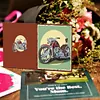 (US Local)8pcs/set DIY Diamond Painting Greeting Cards with Envelopes Mosaic Postcards Kits