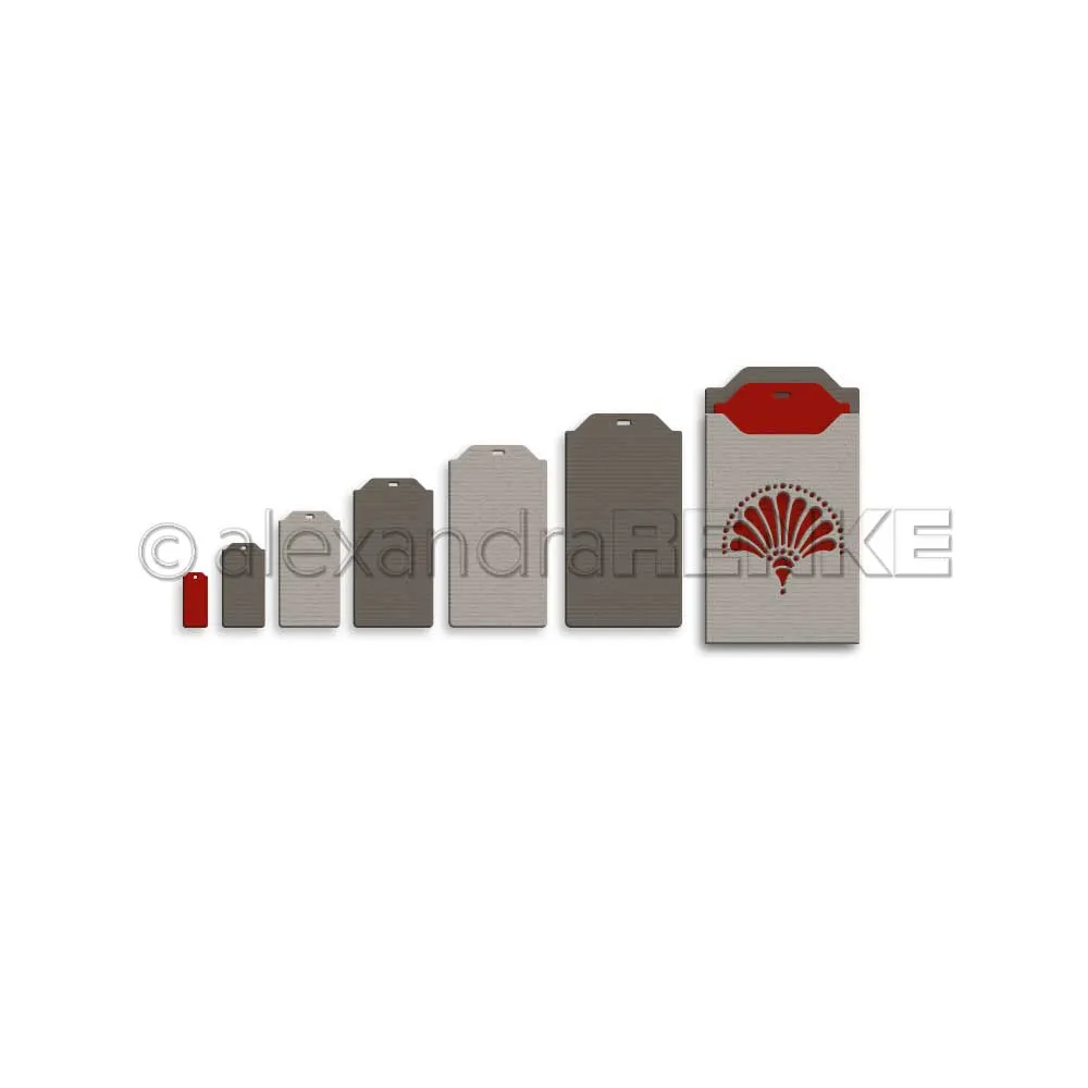 Piggy Craft metal cutting dies cut die mold Flower tag envelope lace edge Scrapbook paper craft knife mould blade punch stencils