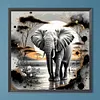 Diamond Painting-DIY Full Round Drill Elephant(40*40 CM)