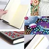 (US Local)50-Page A5 Christmas Snowman Diamond Painting Notebook for Adult Holiday Gift