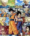 Son Goku VS Vegeta Decorative Painting - Dragon Ball - H-TWO Studio