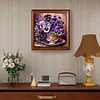 (US Local)Paint By Numbers Kit On Canvas DIY Oil Art Phalaenopsis Picture Decor40x40cm