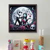 Jack and Sally Under the Moonlight - 11CT Stamped Cross Stitch - 40*40cm