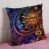 Sun And Moon Chart-Pillow Case-3 Strands 11CT Stamped Cross Stitch-45*45CM