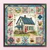 (Stamped/Counted) Landscape-11CT Cross Stitch 50*50cm/19.69*19.69in