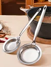 304 Stainless Steel Fine Mesh Strainer Multi-functional Sieve Colander with Handle Fat Skimmer Spoon Kitchen Gadget for Oil Filter Skimming Grease Foam