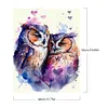 Two Owls-Paint By Numbers Acrylic Painting 40*50CM