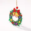 5pcs/set Double side Christmas Diamond Painting DIY Hanging Pendant Trees Decoration