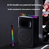 RGB Rhythm Lights, Esports Desktop Double-Row Pickup Lights, Car Atmosphere Lights, Desktop Music Lights