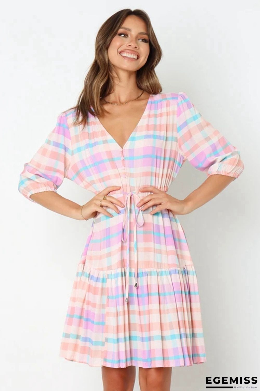 Fashion Irregular Printed Dress | EGEMISS