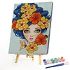 Flower Man-Paint by Numbers Acrylic Painting 40*50CM