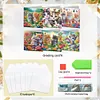 6Pcs Diamond Painting Garden Cat Greeting Cards Congratulations Cards & Gifts