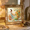 Sunflower Dancing Girl-Partial Special Shaped Diamond painting 30*30CM