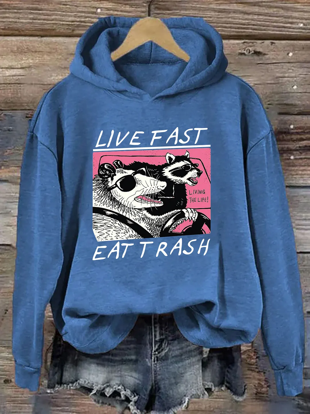 Live Fast Eat Trash Hoodie