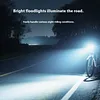 3 Lamp Bead Bike Front Light Night Riding Safety Headlight Digital Display Lamp