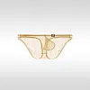 Men's Low-Rise Sexy Breathable Ice Silk Ultra-Thin U-Shaped 4D Large Pouch Briefs