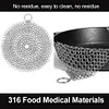 Cast Iron Cleaner Stainless Steel Cast Iron Skillet Cleaner for Cast Iron Pans