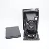 Large Format Leather Cavity Folding Camera Old Antique Collection Art Ornaments