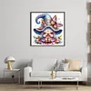 Butterfly Gnome - 11CT Stamped Cross Stitch - 45*45cm