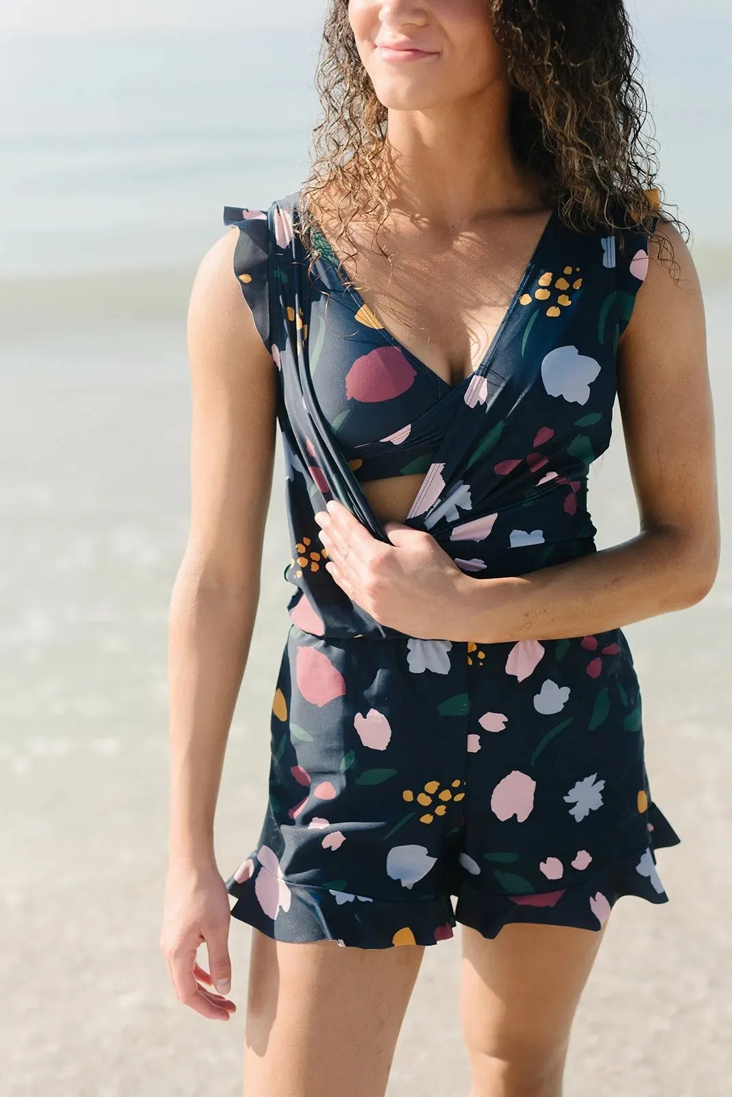 Built-in Bra Swim Romper🔥