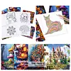 4 Pcs Mushroom Forest Coloring Book Set Mindfulness Art Books for Adults 