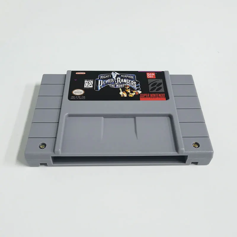 Mighty Morphin Power Rangers: The Movie SNES For Super Nintendo Entertainment System - 16 Bit US Version Game Cartridge