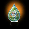 DIY 5D Diamond Painting Acrylic Water Drop Flower Night Light Lamp Home Decoration Ornament Gift Kit
