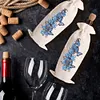 DIY Butterfly Blue Flower Diamond Painting Wine Bottle Sleeve