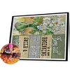 (US Local)4Pack Phrases-Special Shaped Diamond Painting Kit(30x40cm)