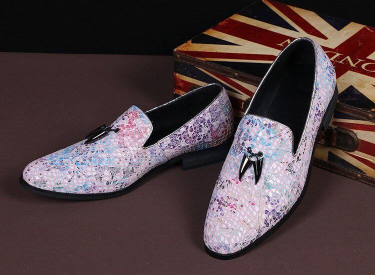 GOOSHOE Hot Formal Suit Shoes Flat Heel Leather Man Oxfords Big Size Euro 48