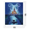 11CT Counted/Stamped Cross Stitch - - Mickey And Minnie 40*50cm