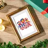 12pcs Independence Day 5D DIY Square Drill Diamond Painting Kits for Adults Beginners Home Decor Diamonds Paintings Gem Art 5.91x7.09in