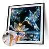 (US Local)Paint By Numbers Kit On Canvas DIY Oil Art Hummingbird Picture Home Decor40x40cm