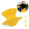 [US Local Warehouse] 360 Rotating Gyro Spun Chair for Kids PE Rotating Sensory Seat Swivel Gyro Chair for Backyard Fun and Outdoor Play Playground or Mall