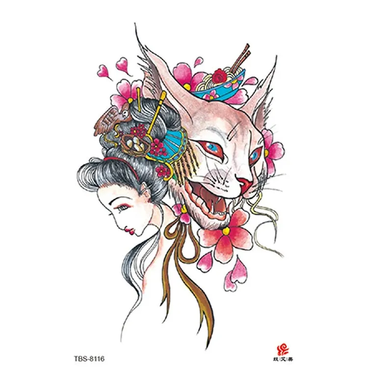 Tattoo Sticker Totem Symbol Temporary Sleeve Tattoo Waterproof Sexy Body Art Fashion