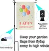 Garden Flag Stand Premium Yard Flag Pole Holder (34''&times;15'') Metal Powder-Coated Weather-Proof Paint with One Tiger Clip and Two Spring Stoppers Without Flag