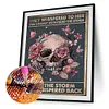 Diamond Painting-DIY Full Round Drill Skull Head