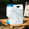 12L Camping Water Jug with Faucet Portable Water Tank for Vehicle Car Camping