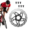 160/180mm Bicycle Rotor Disc 6 Holes Road Bicycle Center Lock Disc for Road Bike