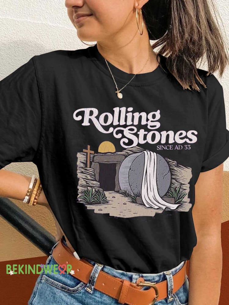 Rolling Stones SINCE AD 33 T-shirt Black / S