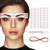 Kit de pochoirs &agrave; sourcils en silicone