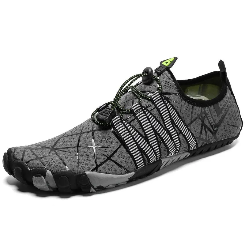 Men Water Aqua Shoes Women Five Toe Swimming Sneakers Barefoot Sandals Beach Hiking Shoes Unisex Breathable Quick Dry Footwear