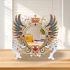 Angel Wing Acrylic Diamond Painting Mirror Kit for Bedroom Dressing Table