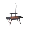 [US Local Warehouse] 2Pcs BBQ Picnic Table Plate Wooden IGT Table Extension Board for Outdoor Camping