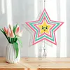 DIY Diamond Painting Double-sided Rotatable Snowman Hanging Wind Chime Suncatcher Hanging Kit
