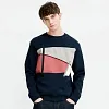 Jack Jones Brand New smart casual geometric pattern o-neck space cotton fabric sweatsuit men |218133513