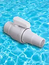 2-Way Ball Valve Float Valve Pool Filter Stop Connector for Home Backyard Plunge