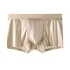 Men's Light Luxury Satin Ice Silk Fashion Breathable Boxer Briefs
