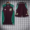 2024 Mexico Pre-match Training Black Jersey+Shorts 1:1 Thai Quality